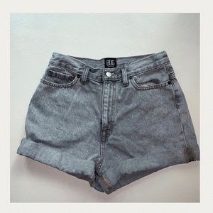 mom jean style shorts